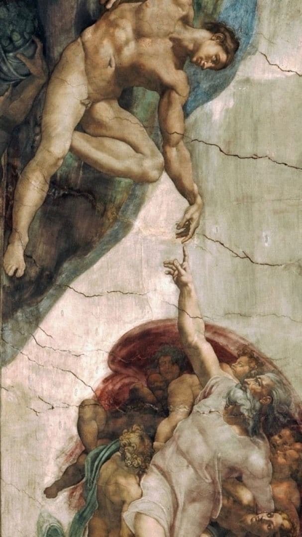 Miguel Ángel — La creación de Adán (Capilla Sixtina)